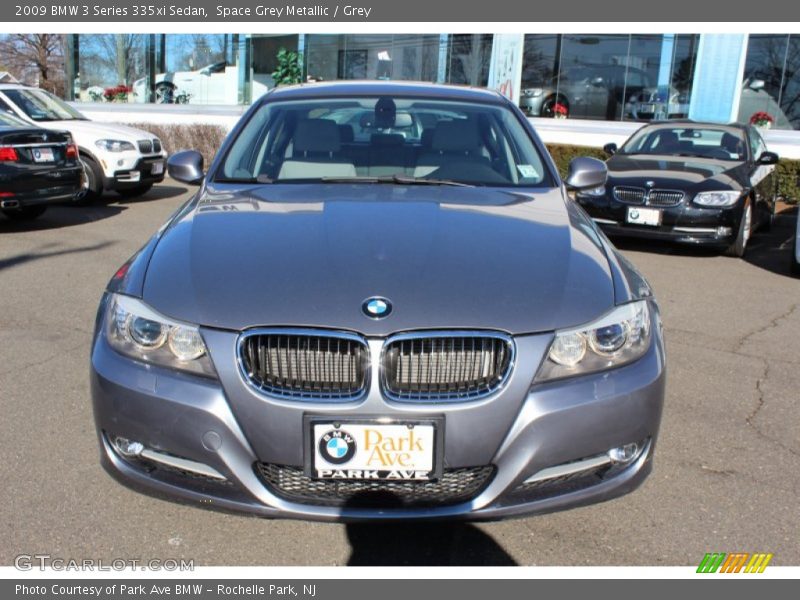 Space Grey Metallic / Grey 2009 BMW 3 Series 335xi Sedan