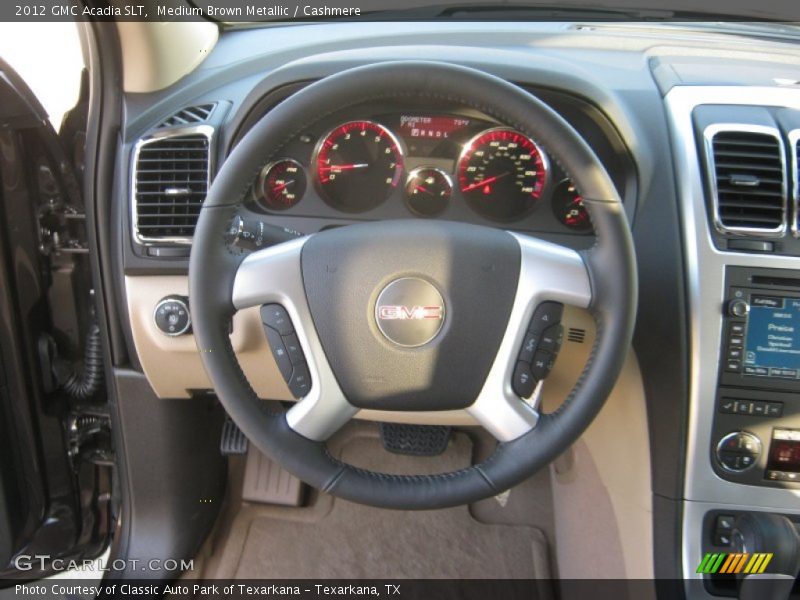 Medium Brown Metallic / Cashmere 2012 GMC Acadia SLT