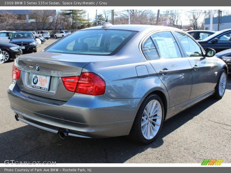 Space Grey Metallic / Grey 2009 BMW 3 Series 335xi Sedan
