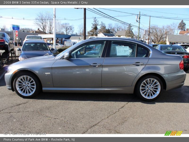 Space Grey Metallic / Grey 2009 BMW 3 Series 335xi Sedan