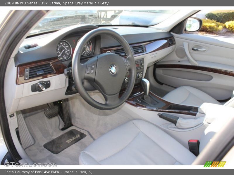 Space Grey Metallic / Grey 2009 BMW 3 Series 335xi Sedan