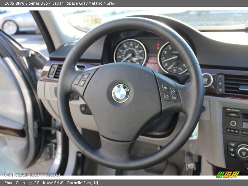 Space Grey Metallic / Grey 2009 BMW 3 Series 335xi Sedan