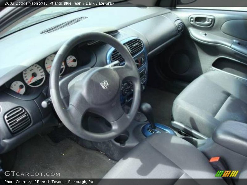Atlantic Blue Pearl / Dark Slate Gray 2003 Dodge Neon SXT