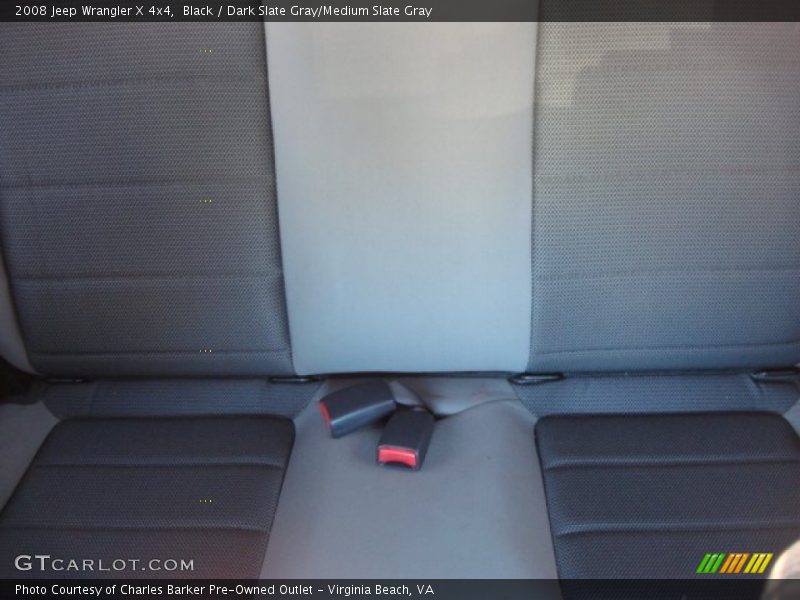 Black / Dark Slate Gray/Medium Slate Gray 2008 Jeep Wrangler X 4x4