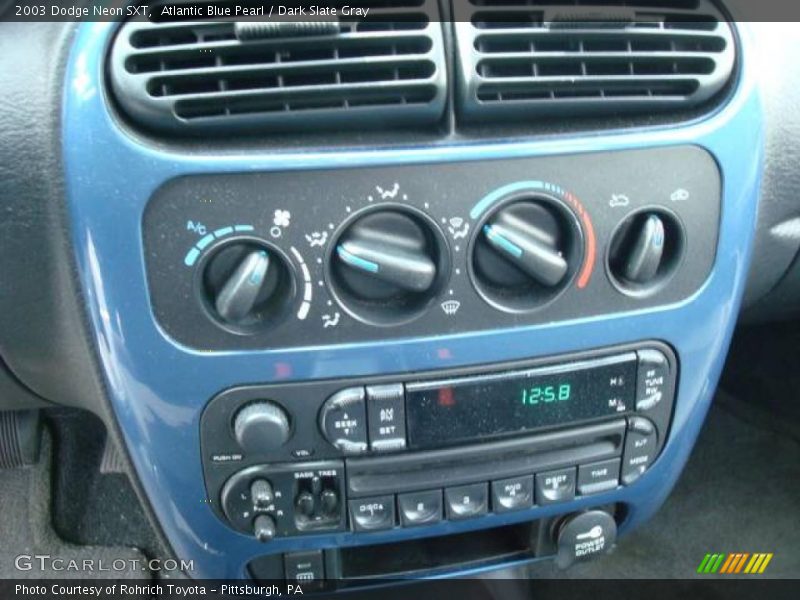 Atlantic Blue Pearl / Dark Slate Gray 2003 Dodge Neon SXT