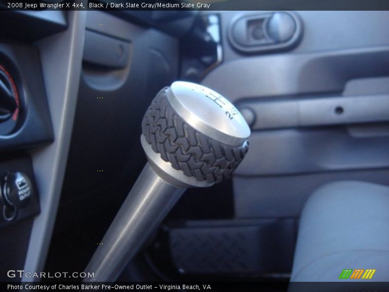 Black / Dark Slate Gray/Medium Slate Gray 2008 Jeep Wrangler X 4x4