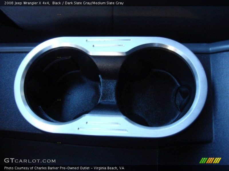 Black / Dark Slate Gray/Medium Slate Gray 2008 Jeep Wrangler X 4x4