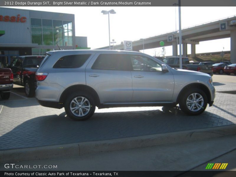 Bright Silver Metallic / Dark Graystone/Medium Graystone 2012 Dodge Durango SXT