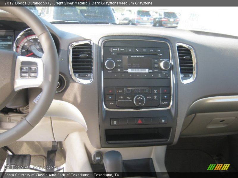 Bright Silver Metallic / Dark Graystone/Medium Graystone 2012 Dodge Durango SXT