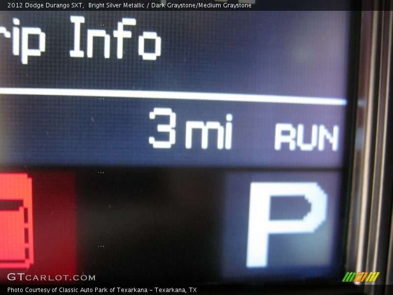 Bright Silver Metallic / Dark Graystone/Medium Graystone 2012 Dodge Durango SXT