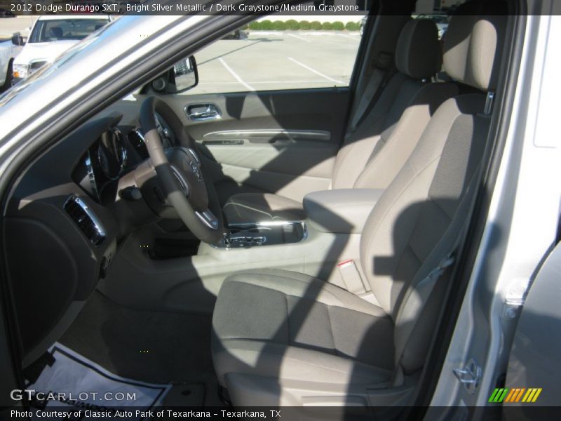 Bright Silver Metallic / Dark Graystone/Medium Graystone 2012 Dodge Durango SXT