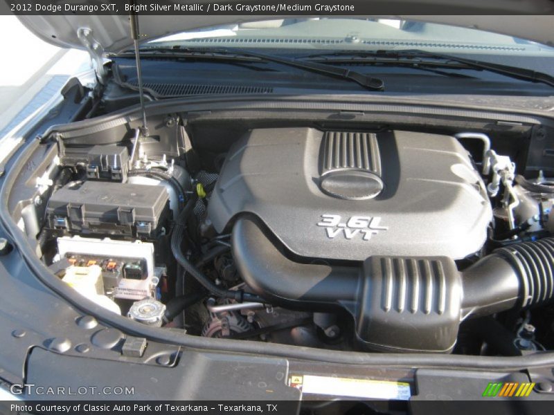 Bright Silver Metallic / Dark Graystone/Medium Graystone 2012 Dodge Durango SXT