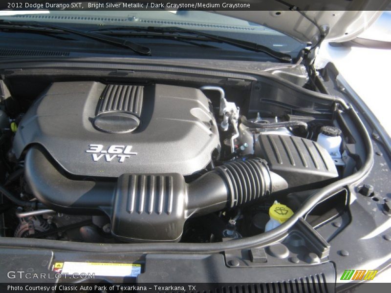 Bright Silver Metallic / Dark Graystone/Medium Graystone 2012 Dodge Durango SXT