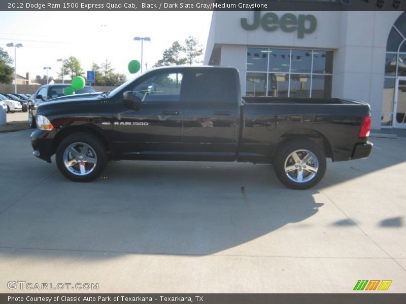 Black / Dark Slate Gray/Medium Graystone 2012 Dodge Ram 1500 Express Quad Cab