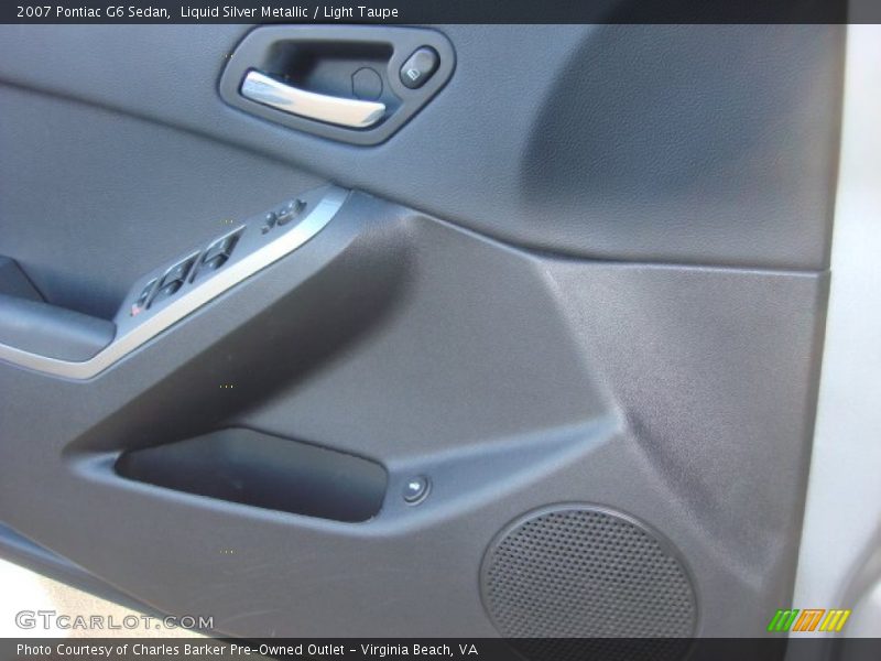 Liquid Silver Metallic / Light Taupe 2007 Pontiac G6 Sedan