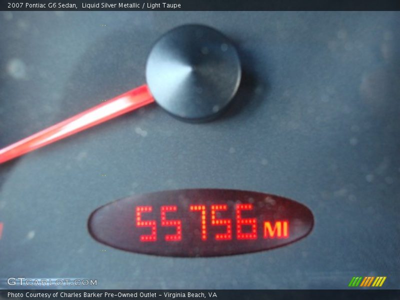 Liquid Silver Metallic / Light Taupe 2007 Pontiac G6 Sedan