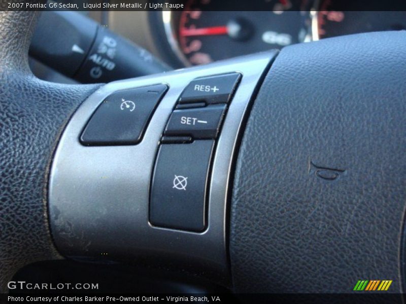 Liquid Silver Metallic / Light Taupe 2007 Pontiac G6 Sedan