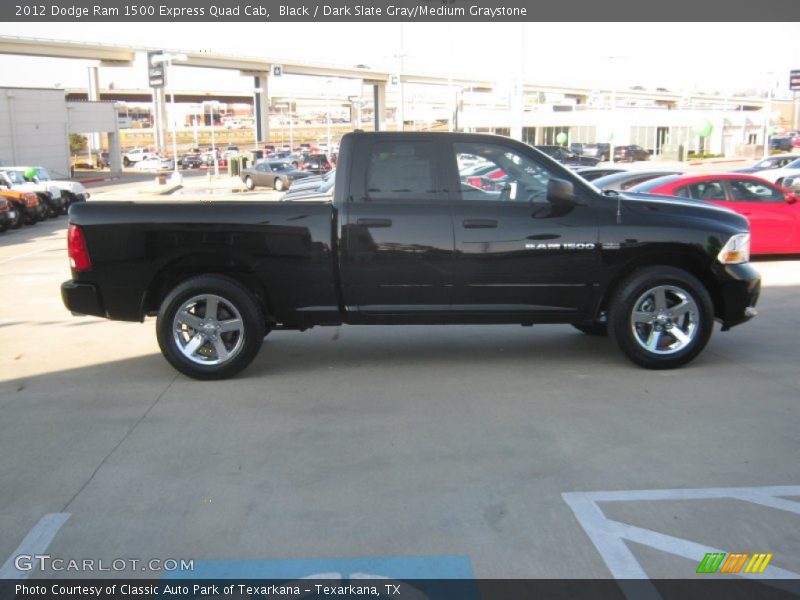 Black / Dark Slate Gray/Medium Graystone 2012 Dodge Ram 1500 Express Quad Cab
