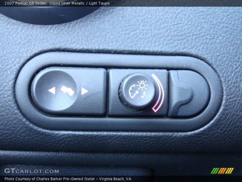 Liquid Silver Metallic / Light Taupe 2007 Pontiac G6 Sedan