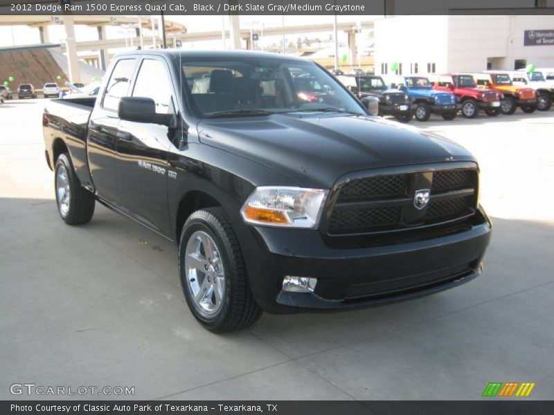 Black / Dark Slate Gray/Medium Graystone 2012 Dodge Ram 1500 Express Quad Cab
