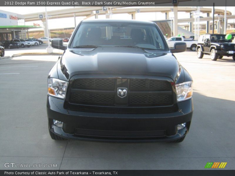 Black / Dark Slate Gray/Medium Graystone 2012 Dodge Ram 1500 Express Quad Cab