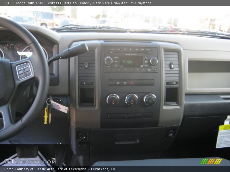 Black / Dark Slate Gray/Medium Graystone 2012 Dodge Ram 1500 Express Quad Cab