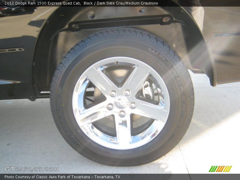 Black / Dark Slate Gray/Medium Graystone 2012 Dodge Ram 1500 Express Quad Cab