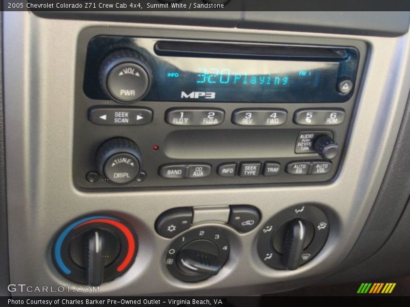 Summit White / Sandstone 2005 Chevrolet Colorado Z71 Crew Cab 4x4