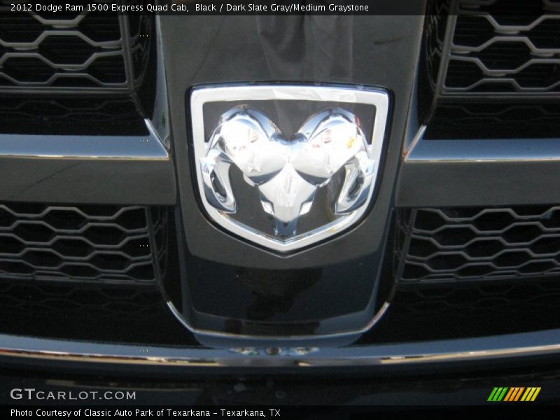 Black / Dark Slate Gray/Medium Graystone 2012 Dodge Ram 1500 Express Quad Cab