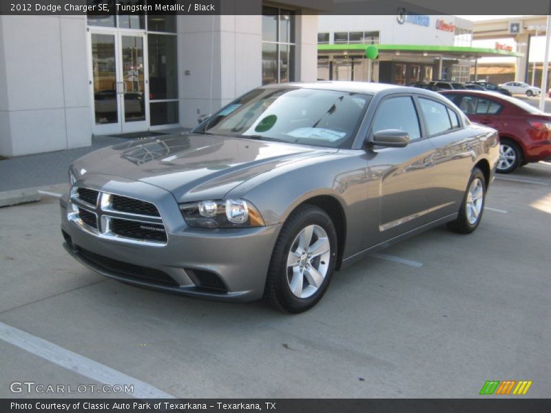 Tungsten Metallic / Black 2012 Dodge Charger SE
