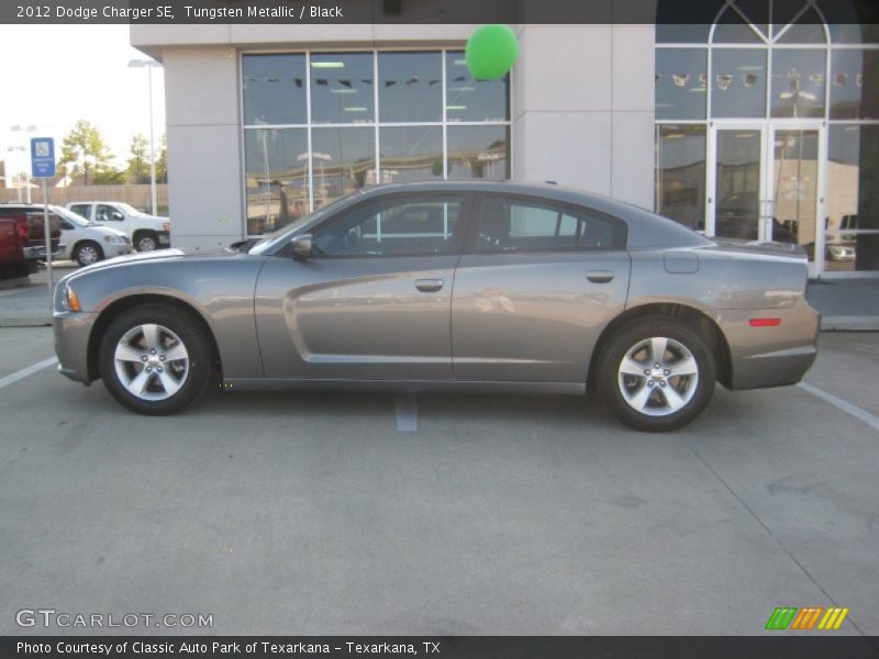 Tungsten Metallic / Black 2012 Dodge Charger SE