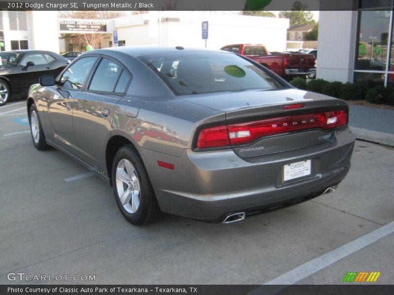 Tungsten Metallic / Black 2012 Dodge Charger SE