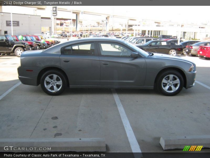 Tungsten Metallic / Black 2012 Dodge Charger SE