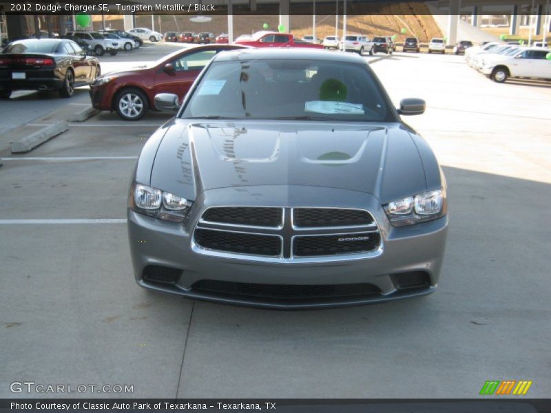 Tungsten Metallic / Black 2012 Dodge Charger SE