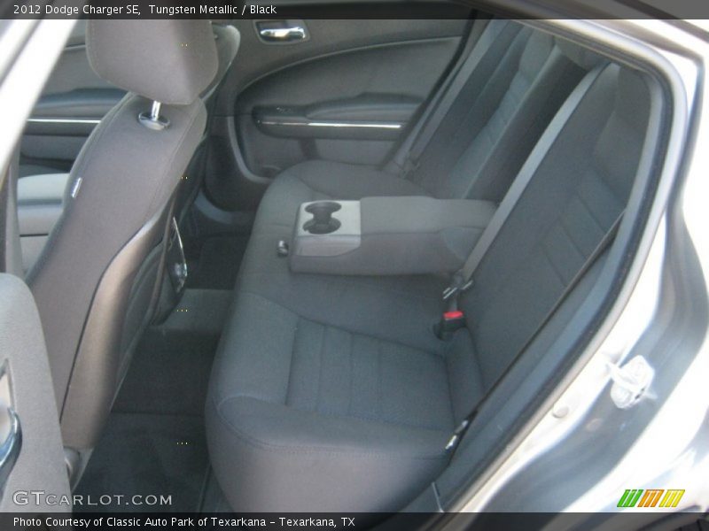 Tungsten Metallic / Black 2012 Dodge Charger SE