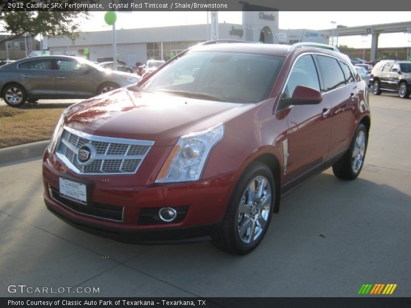 Crystal Red Tintcoat / Shale/Brownstone 2012 Cadillac SRX Performance