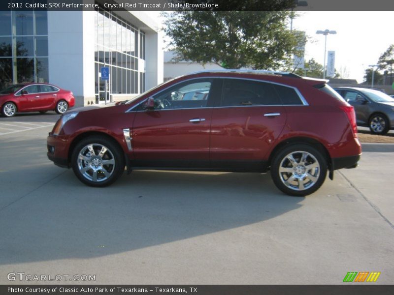 Crystal Red Tintcoat / Shale/Brownstone 2012 Cadillac SRX Performance