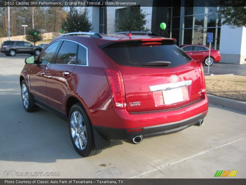 Crystal Red Tintcoat / Shale/Brownstone 2012 Cadillac SRX Performance