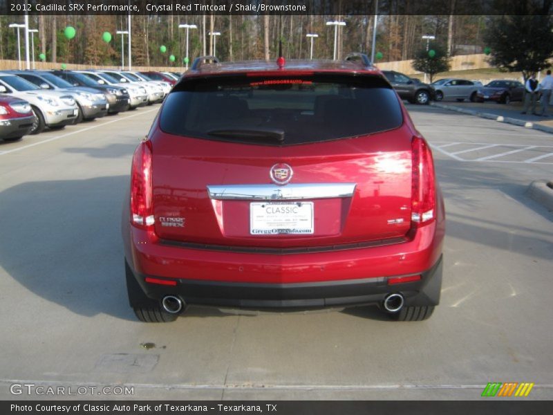 Crystal Red Tintcoat / Shale/Brownstone 2012 Cadillac SRX Performance