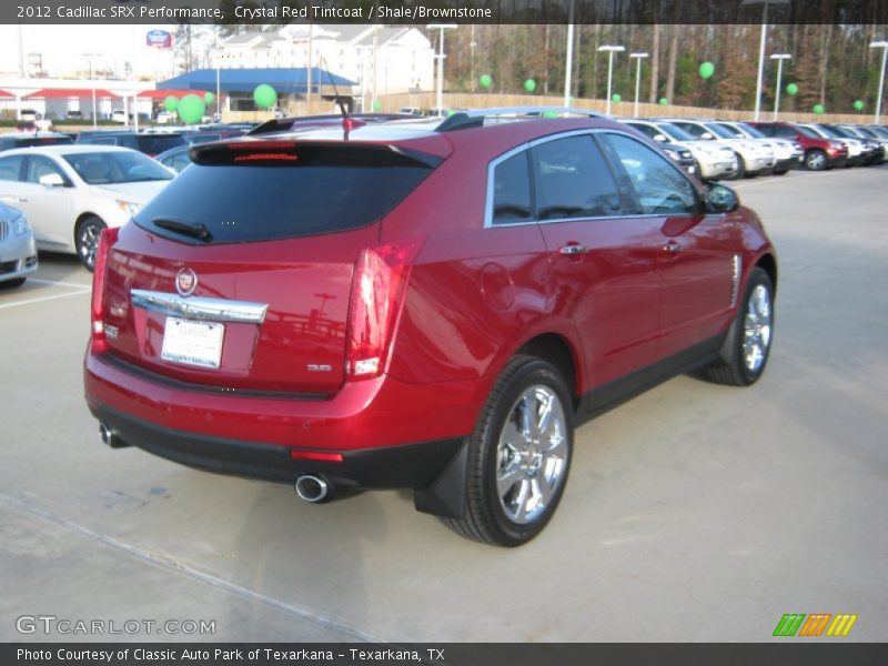 Crystal Red Tintcoat / Shale/Brownstone 2012 Cadillac SRX Performance