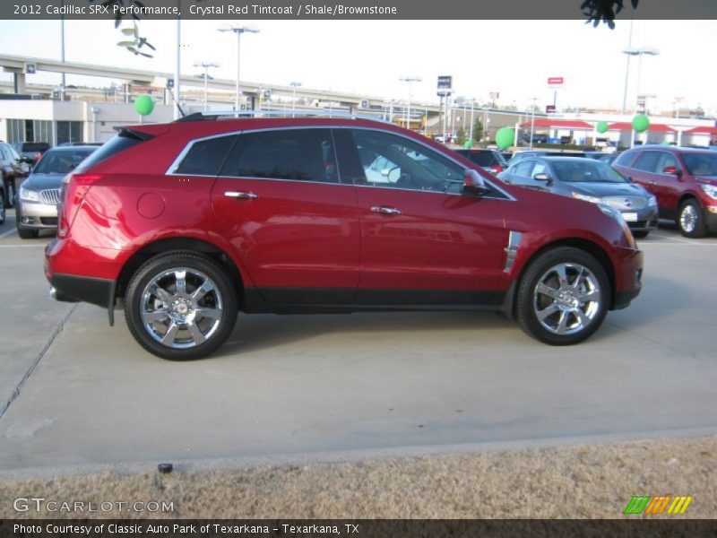 Crystal Red Tintcoat / Shale/Brownstone 2012 Cadillac SRX Performance