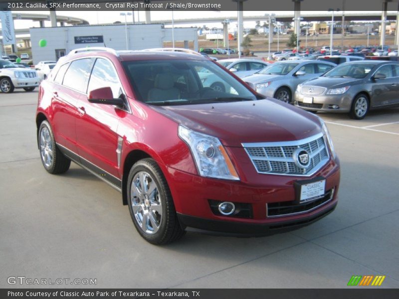 Crystal Red Tintcoat / Shale/Brownstone 2012 Cadillac SRX Performance