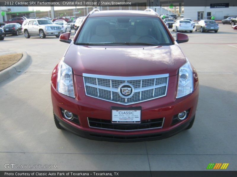 Crystal Red Tintcoat / Shale/Brownstone 2012 Cadillac SRX Performance
