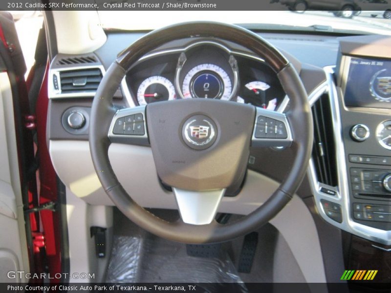Crystal Red Tintcoat / Shale/Brownstone 2012 Cadillac SRX Performance