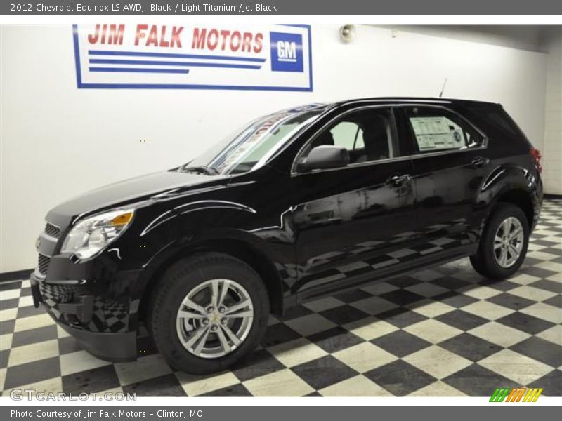 Black / Light Titanium/Jet Black 2012 Chevrolet Equinox LS AWD
