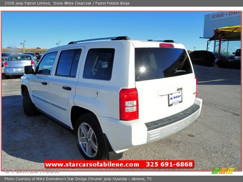 Stone White Clearcoat / Pastel Pebble Beige 2008 Jeep Patriot Limited