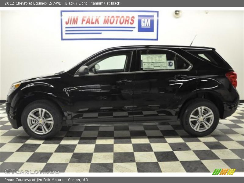 Black / Light Titanium/Jet Black 2012 Chevrolet Equinox LS AWD