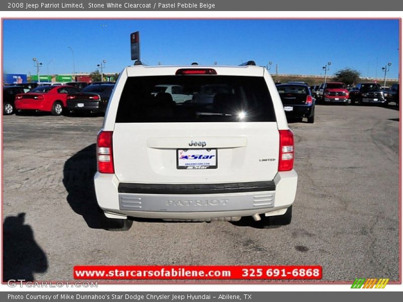 Stone White Clearcoat / Pastel Pebble Beige 2008 Jeep Patriot Limited