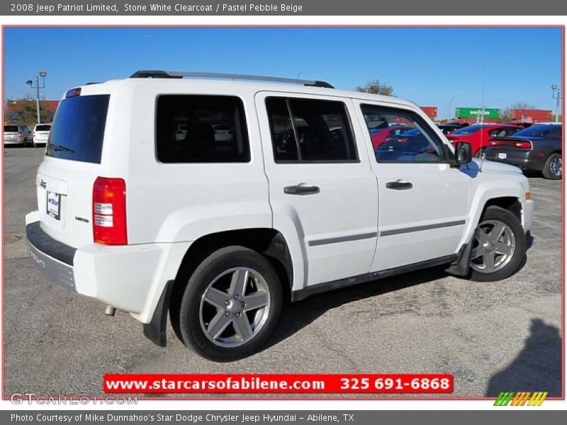 Stone White Clearcoat / Pastel Pebble Beige 2008 Jeep Patriot Limited