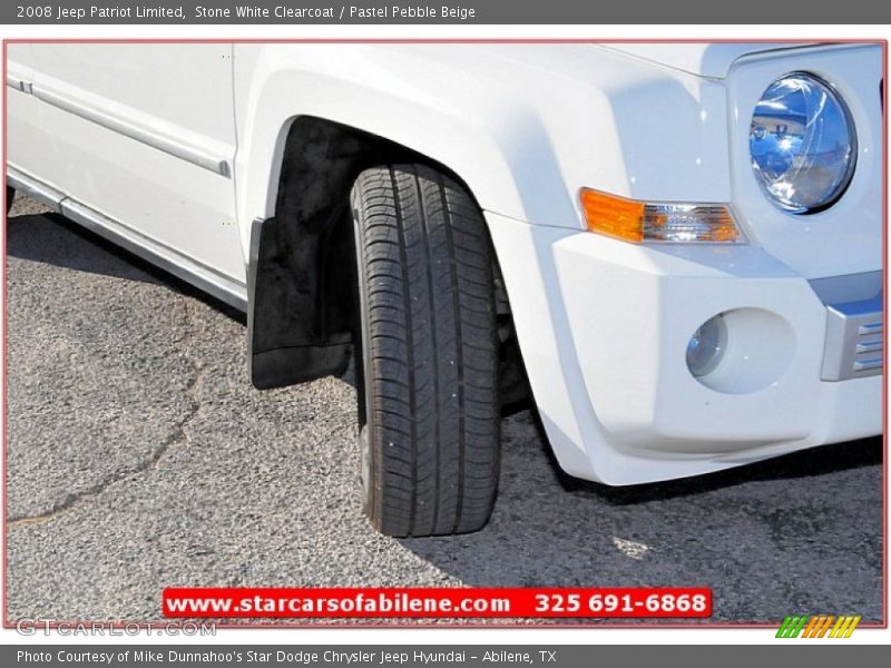Stone White Clearcoat / Pastel Pebble Beige 2008 Jeep Patriot Limited